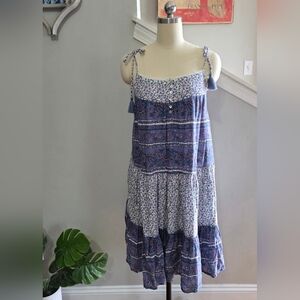 Lucky Brand Dress Floral Cottagecore Sundress Size Medium NWT